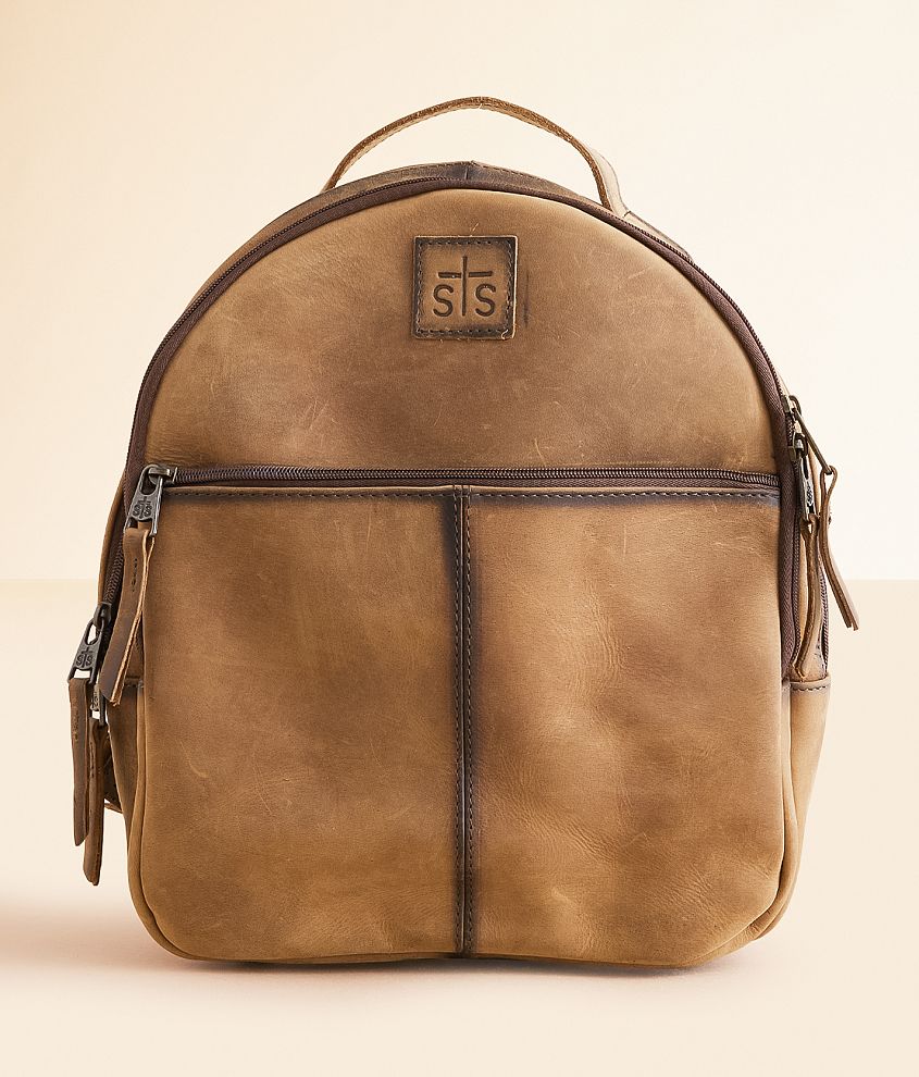 STS Phoenix Leather Backpack front view