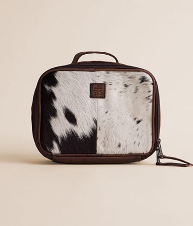 STS Yukon Leather Makeup Bag front view