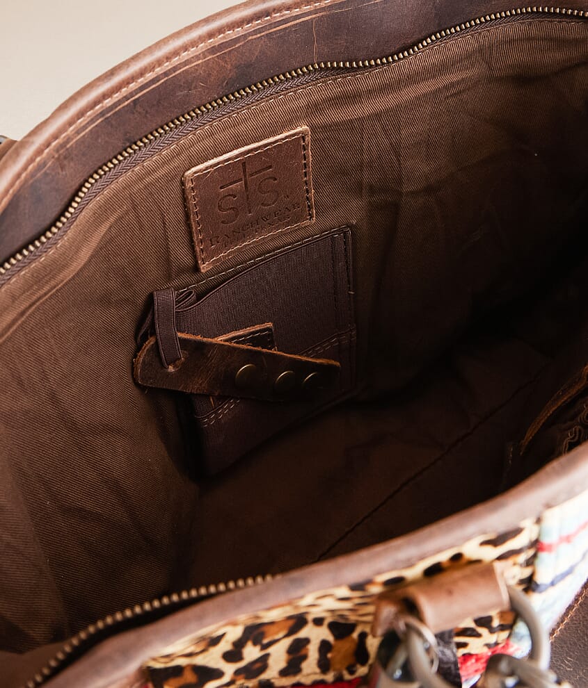 Chaynee Mountain Leather Fringe Tote