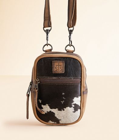 STS Auzlyn Leather Cowhide Crossbody Purse front view