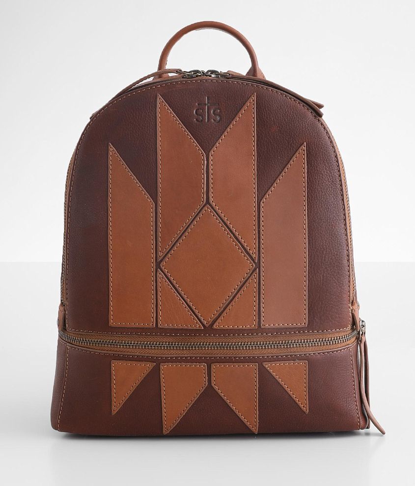 STS Kai Leather Backpack front view