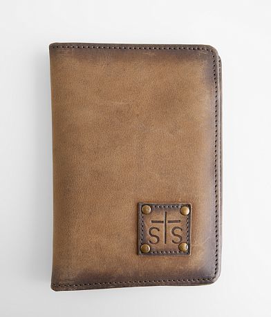 STS Magnetic Leather Wallet front view