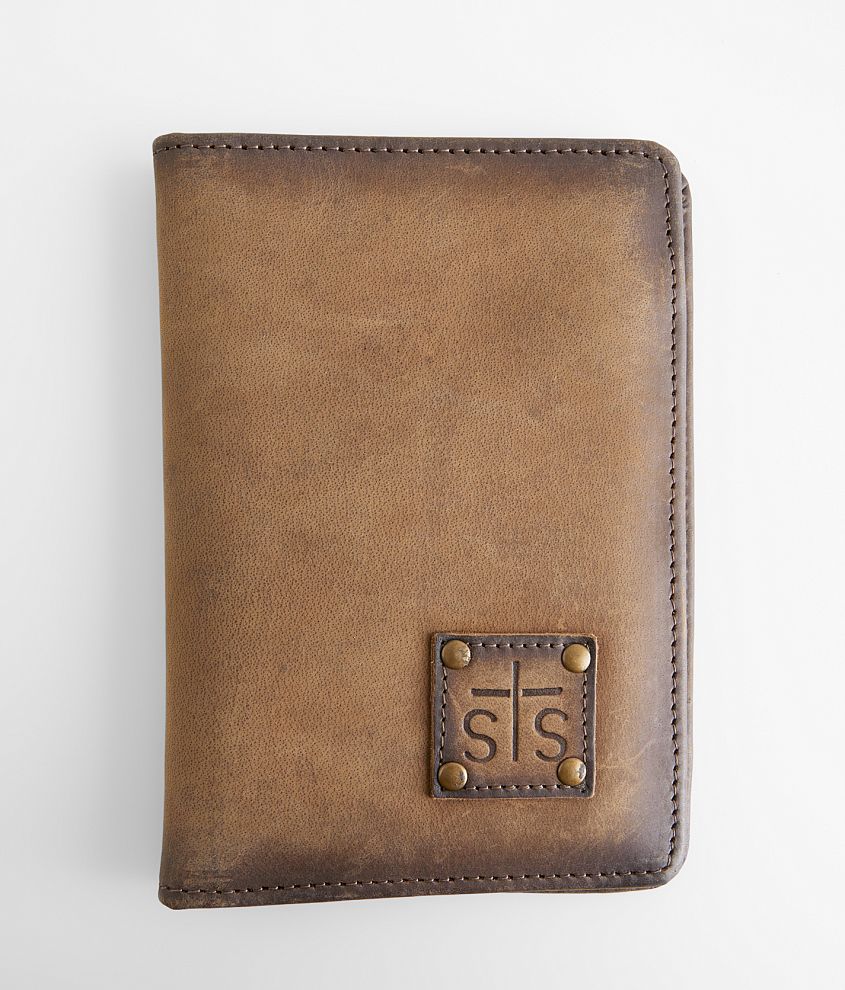 STS Magnetic Leather Wallet front view