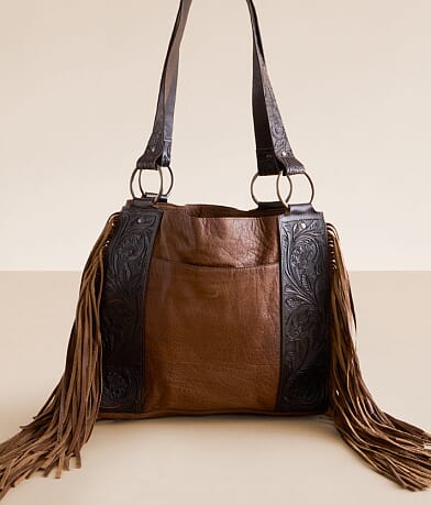 STS Boho Cowgirl Large Fringe Tote misc detail 1 view