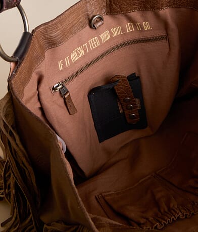 STS Boho Cowgirl Large Fringe Tote misc detail 3 view