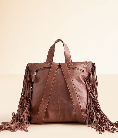 STS Gwen Indie Walnut Leather Fringe Backpack MISC_DETAIL_1