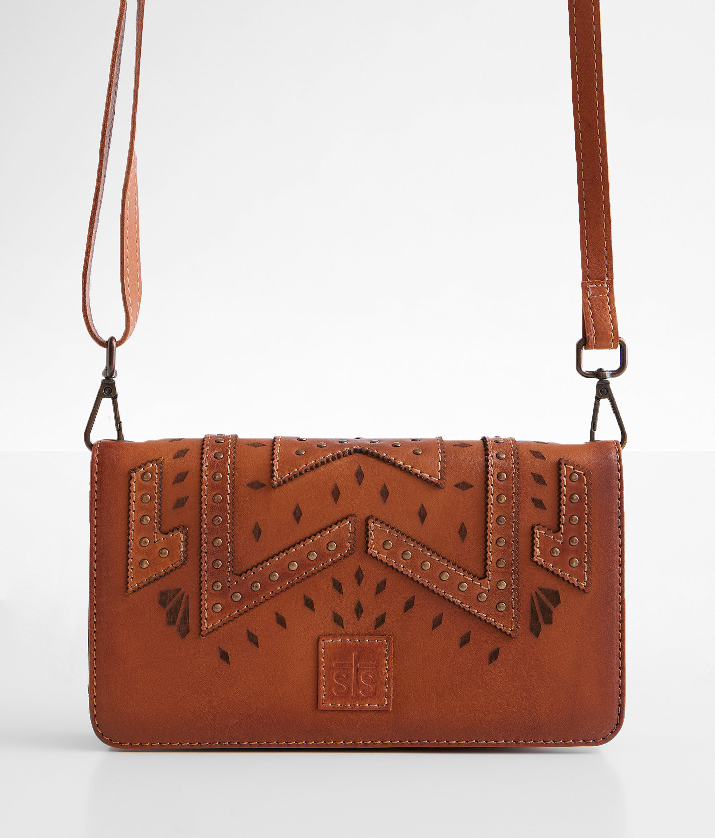 OWGSEE Studded Bucket Bag For Women - Y2K Retro Style Leather Hobo Purse, Adjustable Crossbody Shoulder Bag