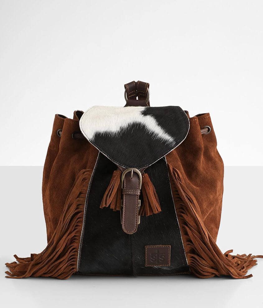 Backpack - Leather with Fringe, Luxury Authentic Vintage – Vintage