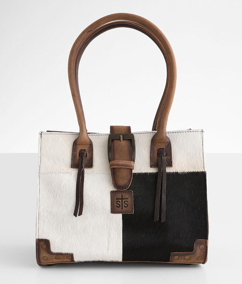 STS Cowhide Belt Tote Purse front view