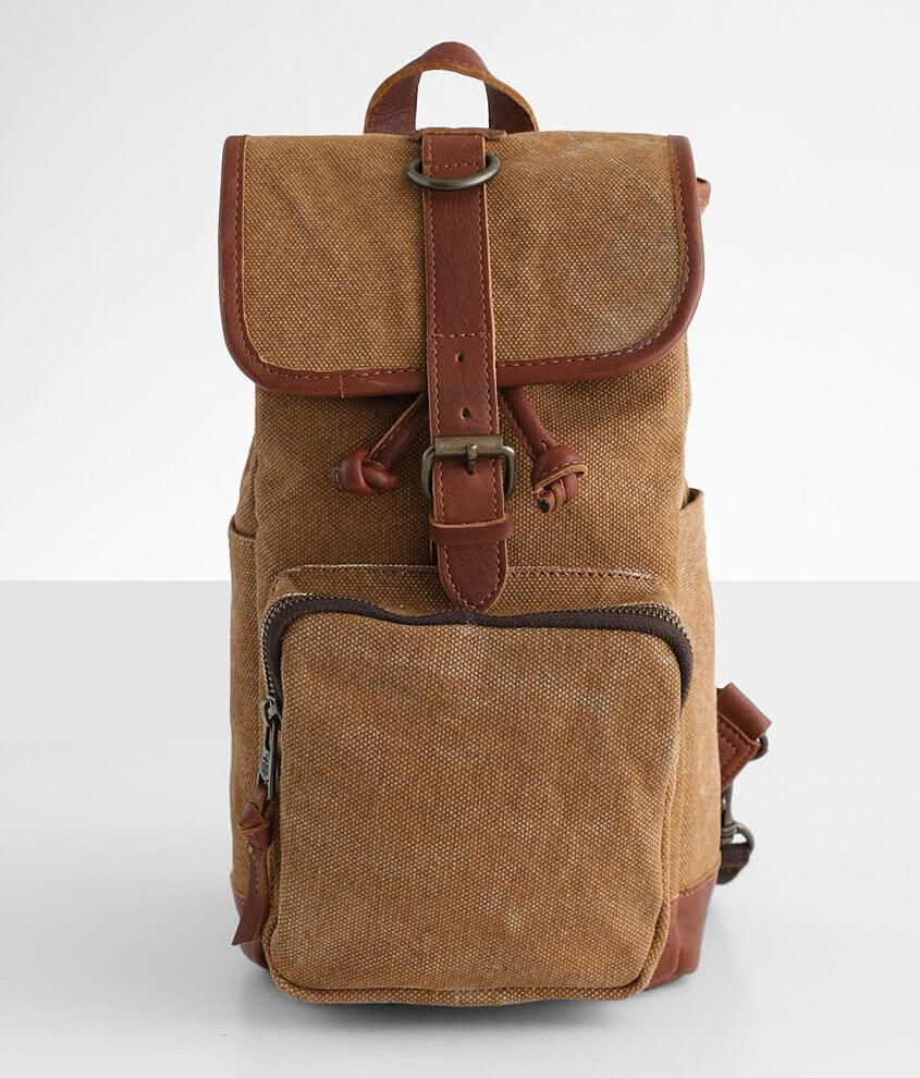 STS High Plains Leather Backpack front view