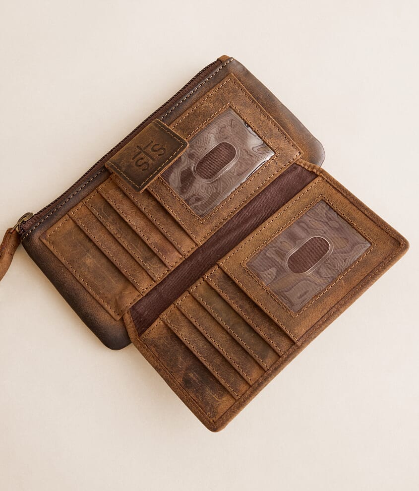 Haley Leather Wristlet Wallet