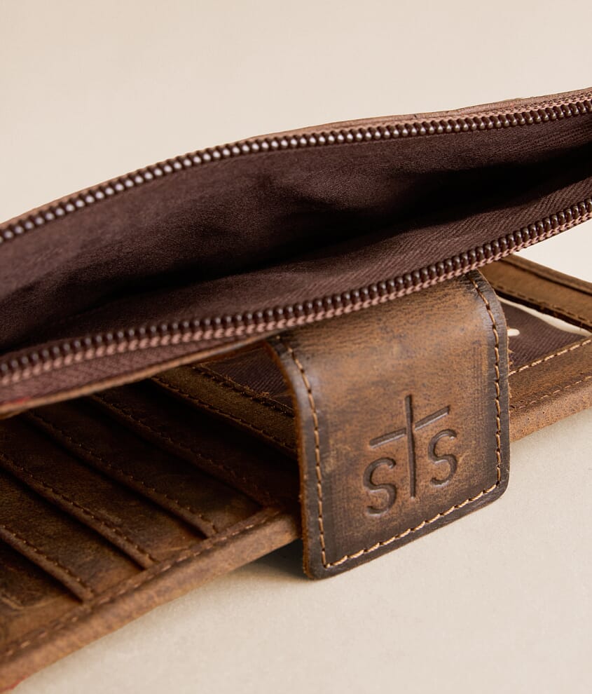Haley Leather Wristlet Wallet