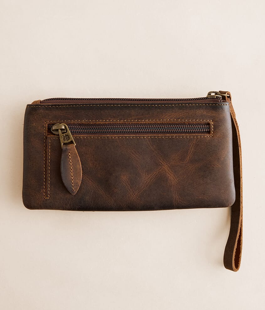 Haley Leather Wristlet Wallet