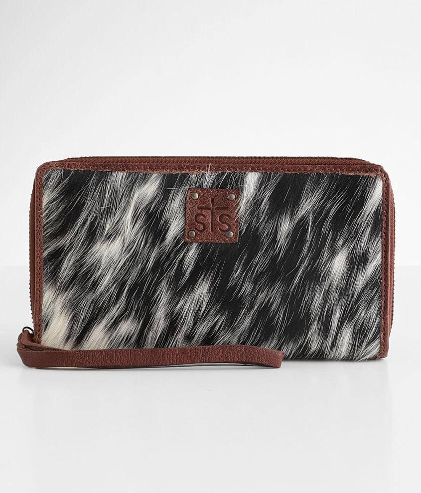 STS Bentley Leather Wristlet Wallet front view