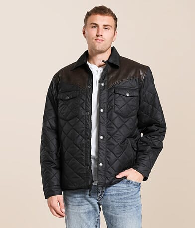 STS Ransom Quilted Leather Jacket front view