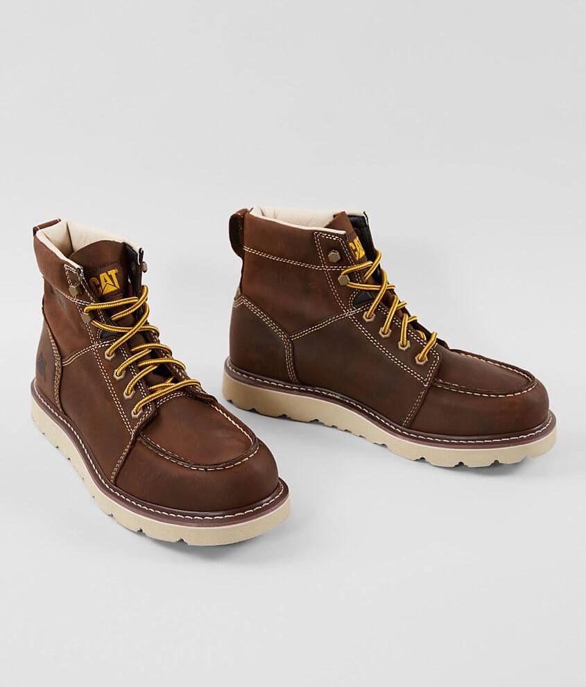 CATERPILLAR® Tradesman Leather Boot - Men's Shoes in Chocolate Brown ...