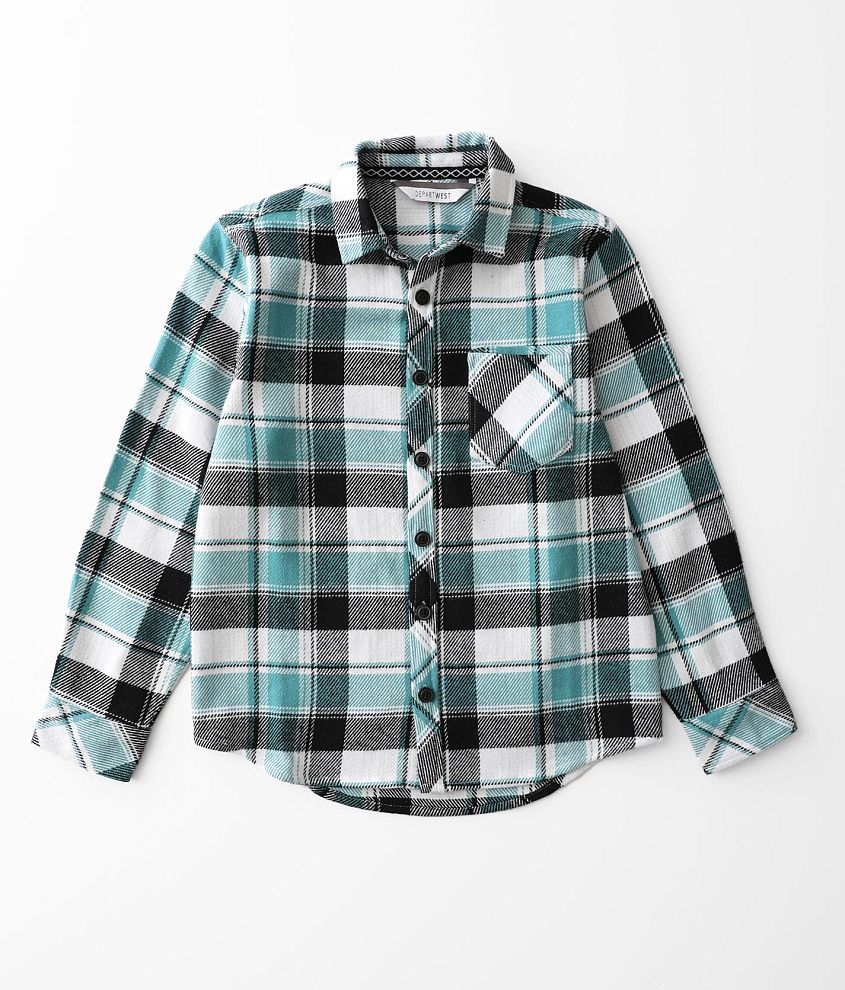 Boys - Departwest Flannel Shirt front view