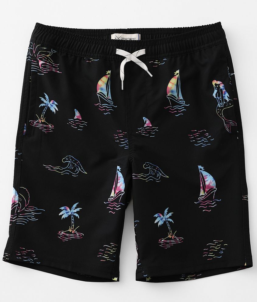 Boys - Departwest Wet & Wild Stretch Swim Trunks