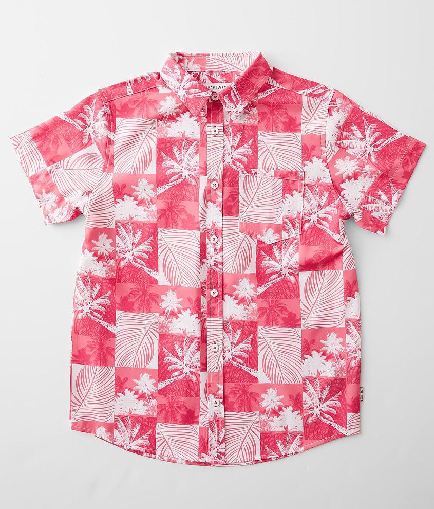 Boys - Departwest Tropical Performance Stretch Shirt front view