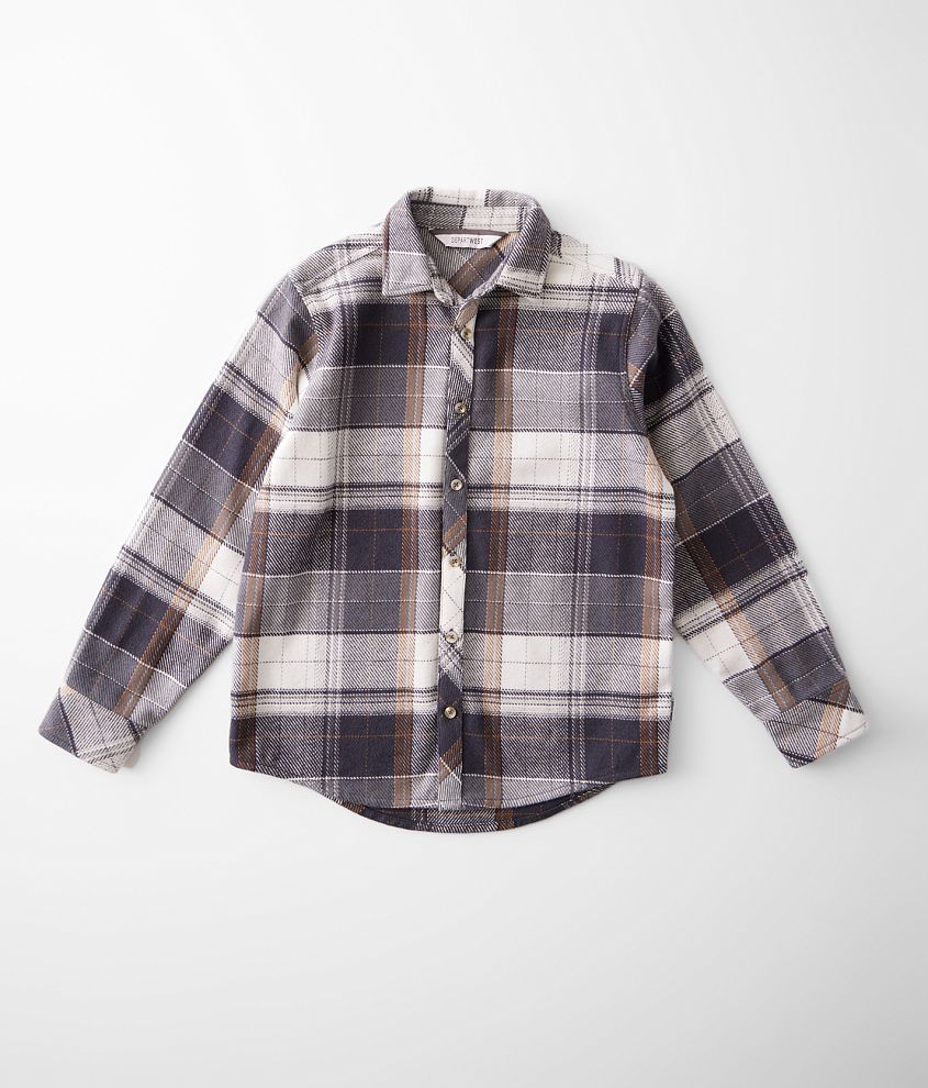 Boys - Departwest Flannel Shirt front view