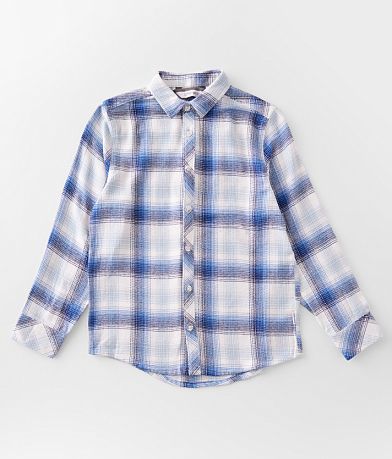 Departwest Boys - Plaid Shirt front view