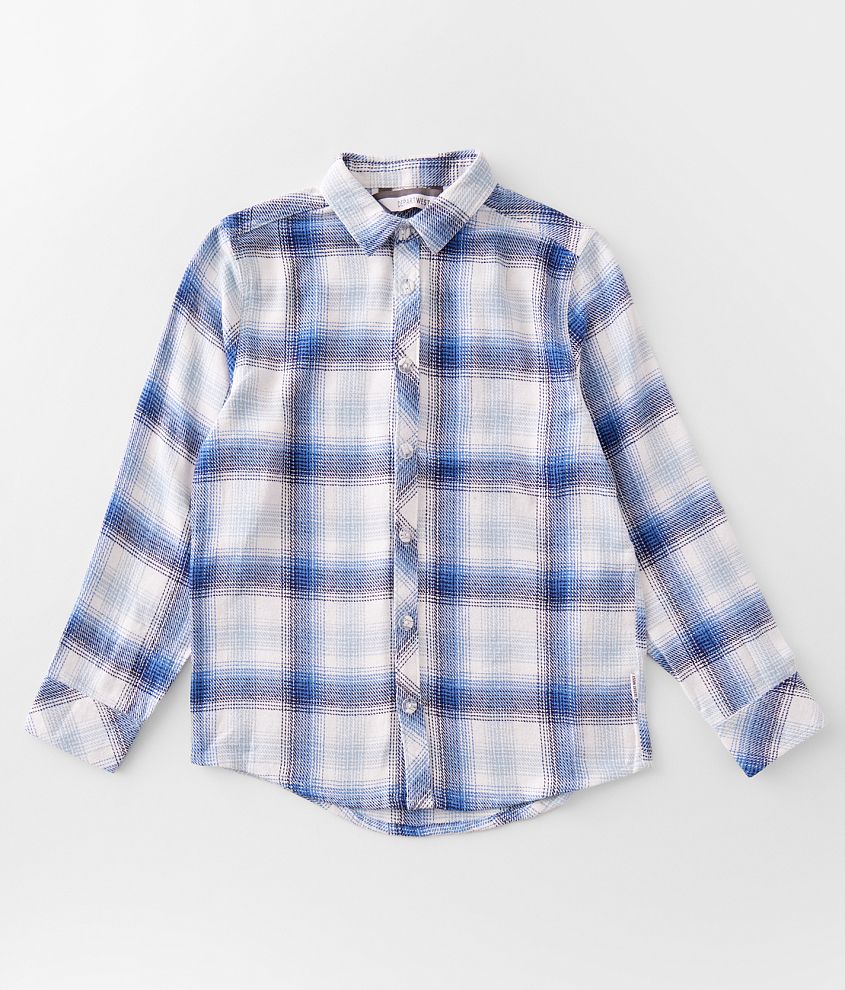 Boys - Departwest Plaid Shirt front view