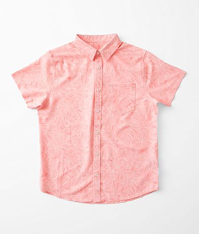 Departwest Boys - Tropical Performance Stretch Shirt front view