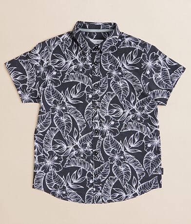 Departwest Boys - Tropical Performance Stretch Shirt front view