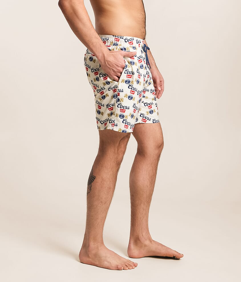 Coors Banquet Seal Stretch Swim Trunks