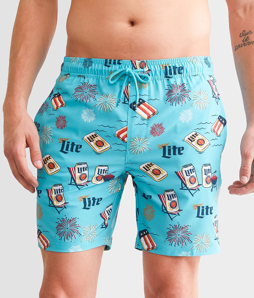 Valor Miller Lite Patriot Stretch Swim Trunks