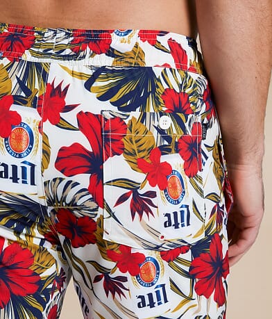 Valor Miller Lite&#174; Stretch Swim Trunks back pocket view