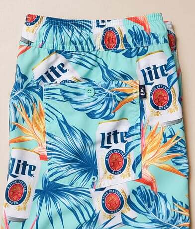 Miller Lite Tropical Stretch Swim Trunks thumbnail 5