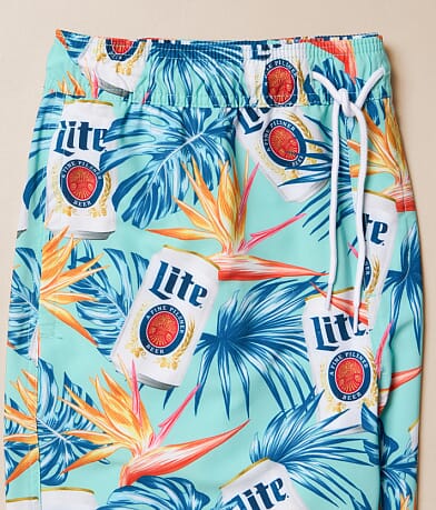 Miller Lite Tropical Stretch Swim Trunks thumbnail 6