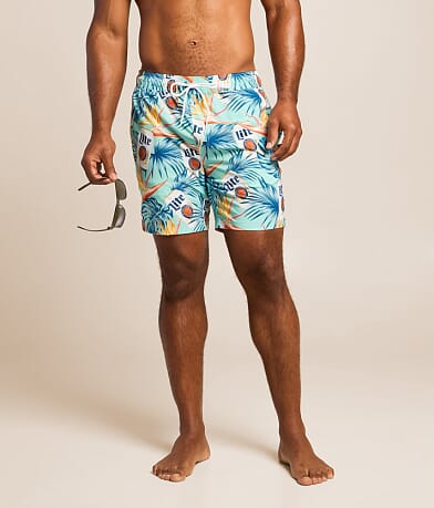 Miller Lite Tropical Stretch Swim Trunks thumbnail 2