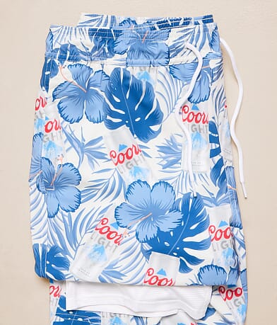 Coors Light Tropical Stretch Swim Trunks thumbnail 6