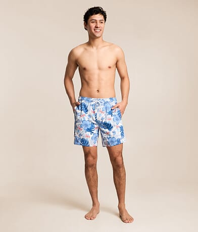 Coors Light Tropical Stretch Swim Trunks