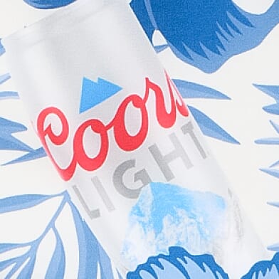 Coors Light Tropical Stretch Swim Trunks thumbnail 7