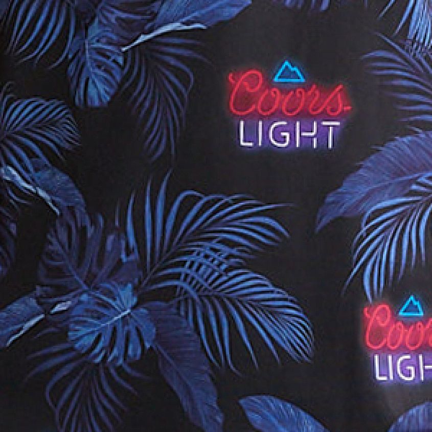 Valor Coors Light® Fronds Polo - Men's Polos in Black | Buckle