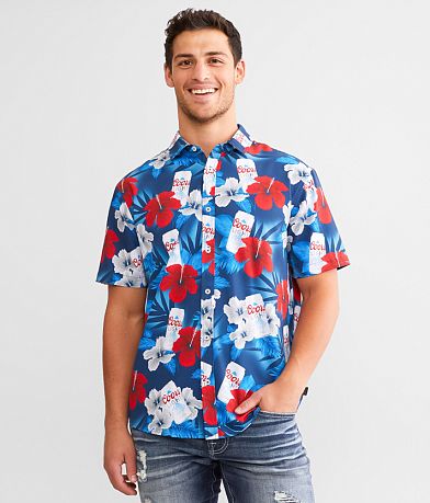 Valor Coors Light® Refresher Camp Shirt front view