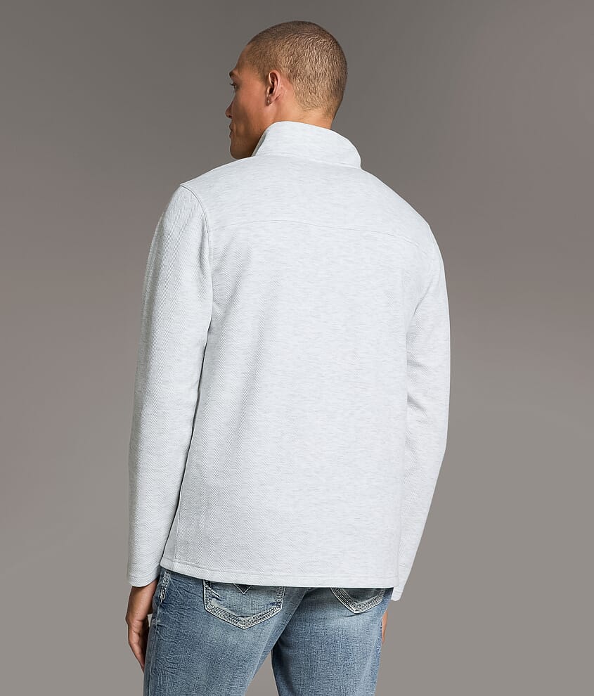 Textured Quarter Zip Pullover