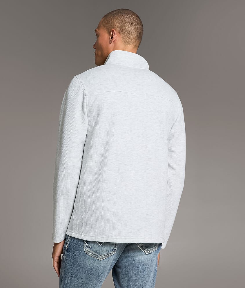 Textured Quarter Zip Pullover