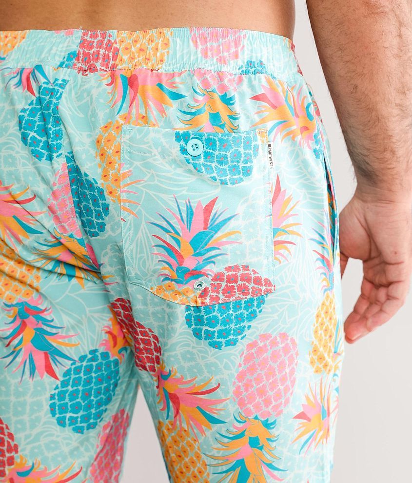 Pineapple Printed Swim Trunks