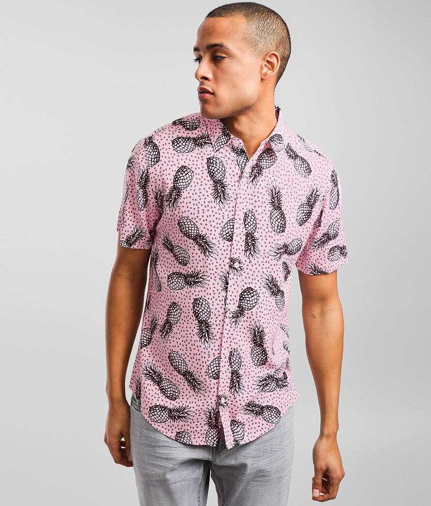 Departwest Pineapple Print Shirt front view