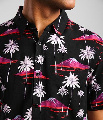 Departwest Palm Tree &amp; Volcano Shirt misc detail 1 view