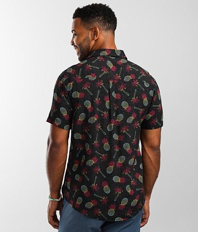 Departwest Pineapple Print Shirt back view