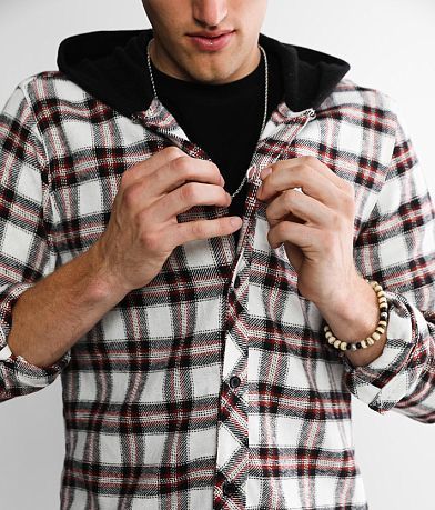 Departwest Hooded Flannel Shirt MISC_DETAIL_1