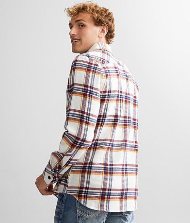 Departwest Waffle Plaid Shirt BACK