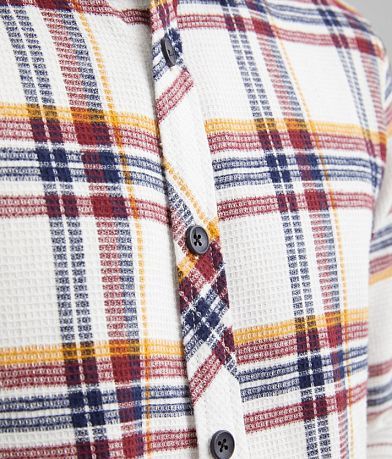 Departwest Waffle Plaid Shirt MISC_DETAIL_1