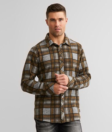 Departwest Polar Fleece Shirt - Men's Shirts in Tobacco