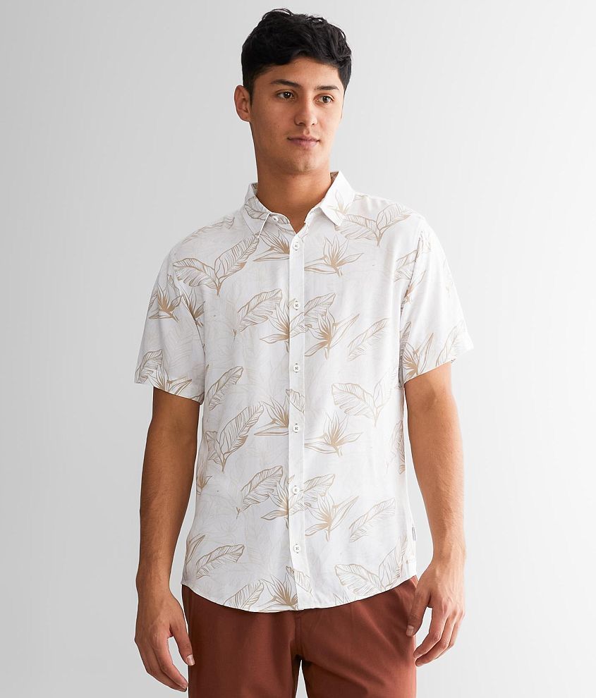 Departwest Tropical Print Shirt front view